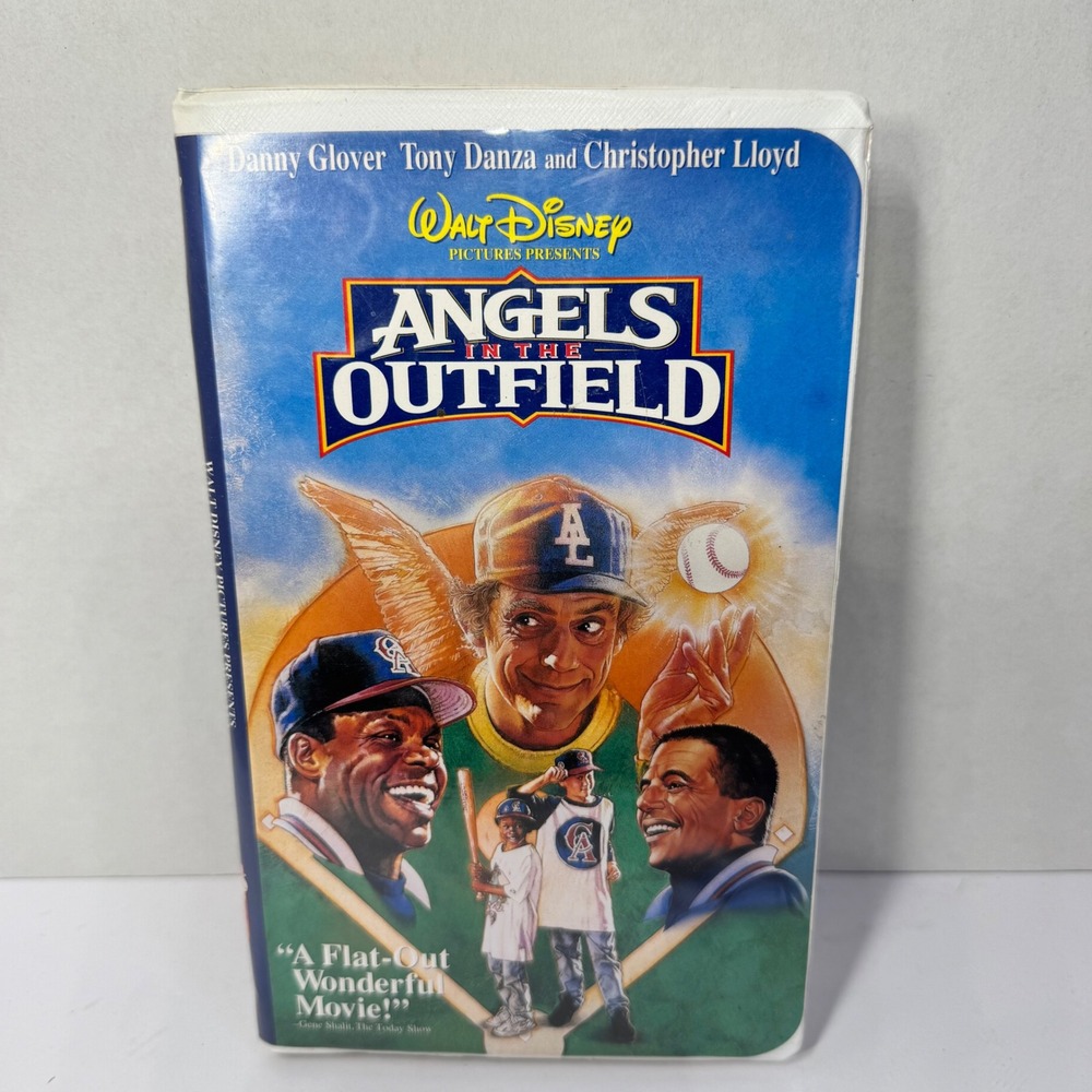 Angels in‎ the Outfield VHS Walt Disney Home Video 1994 Danny Glover Tony Danza
